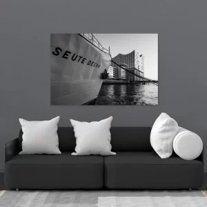 Hamburg Bild in Schwarz-Weiß