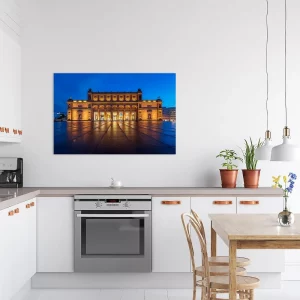 Hamburger Kunsthalle zur blauen Stunde