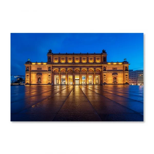 Kunsthalle Hamburg bei Nacht